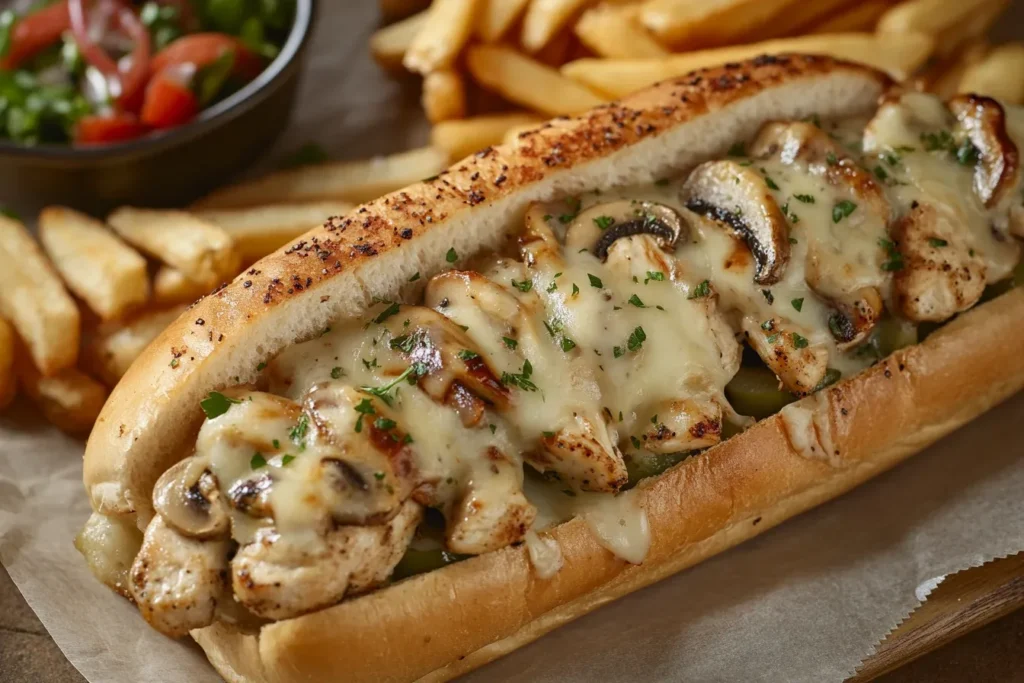 Chicken Cheese Steak Recipe