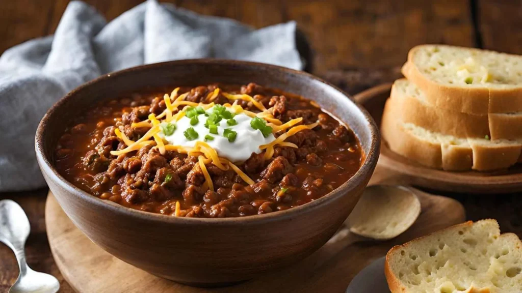 chili recipe with enchilada sauce and ground beef