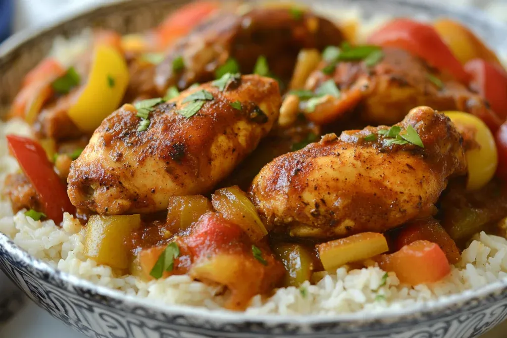 chicken and peppers recipe